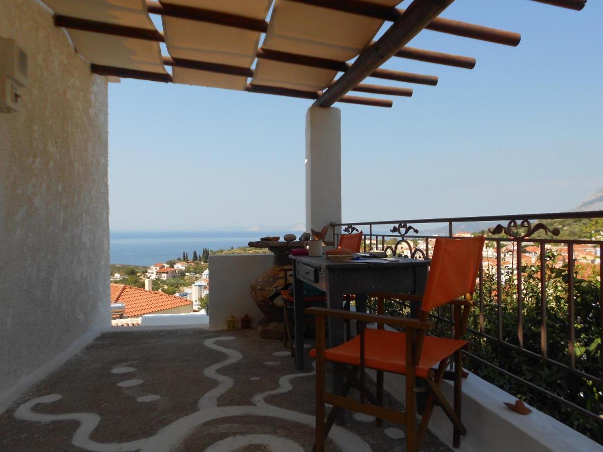Unique Breathtaking Seaview House Vila Koumeika Exterior foto
